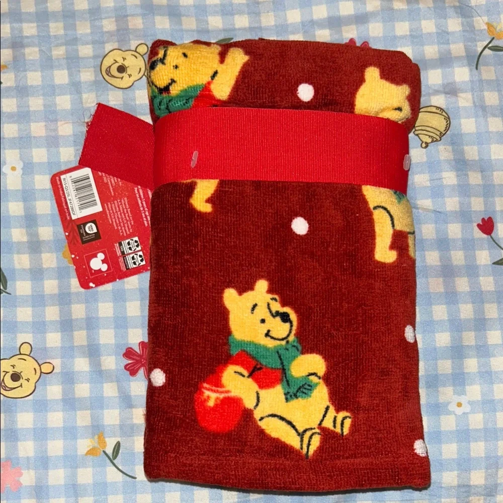 Winnie the Pooh Red 2-pack Hand Towels